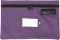 GIDABRAND Medicine Bag | 12x8 Inch Med Bag | Medication Bag for Traveling | Locking Zipper Pouch Organizer (Purple)