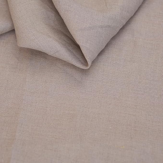 Japan Nature 100% Linen Fabric for Clothing, Home Decor, Pillow, Sofa, 55" Width, Craft by The Yard (Nature, 5 Yard)