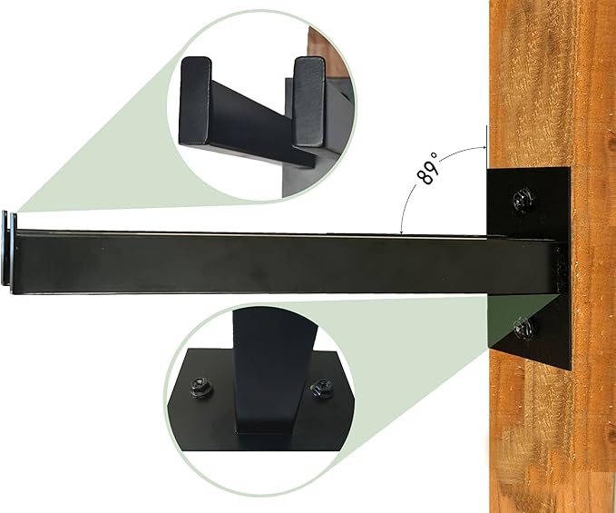 JLDGMXCDZ Wall Mounted Tool Rack, Heavy Duty Tool Rack for Heavy Tools Such as Shovels,Snow Shovel And Rakes, With Metal Screws and Anchors