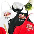 Personalized Kids Apron for Cooking, Custom Kid Apron with Chef Hat, Toddler Cooking Apron for Girls and Boys, Baking & Painting Apron, Christmas Gift For Children