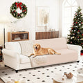 CYCMACO Waterproof Dog Bed Cover, Non-Slip Dog Blanket for Couch, Couch Covers for Dogs Washable, Pet Blanket for Furniture, Pet Bed Mat for Sofa, Car, Pet Supplies (68x82 Inch, Beige)