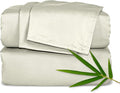 Pure Bamboo Full Sheets, Genuine 100% Organic Viscose Derived from Bamboo Bed Sheet Set, Luxuriously Soft & Cooling, Double Stitching, 2 Year Quality Promise (Full, Birch)