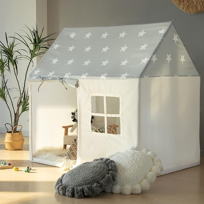 Play Tent for Kids Tent Large Playhouse Indoor Tent for Toddler Play House Tents Children Play Tent Toys for Boy Girl Birthday House Gift
