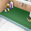 TigeJoy 34" x 22" Under Sink Mats for Kitchen Waterproof, Leak-Proof Silicone Mat Sink Protector and Cabinet Liner, Kitchen Essentials Organizer and Storage, Boot or Shoe Tray, Pet Feeding Mat