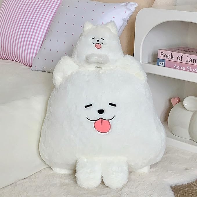 Goylmc Dog Plush Pillow,Dog Stuffed Animal, Home Decoration Gift for Kids Boys Adults (5.3 inch)