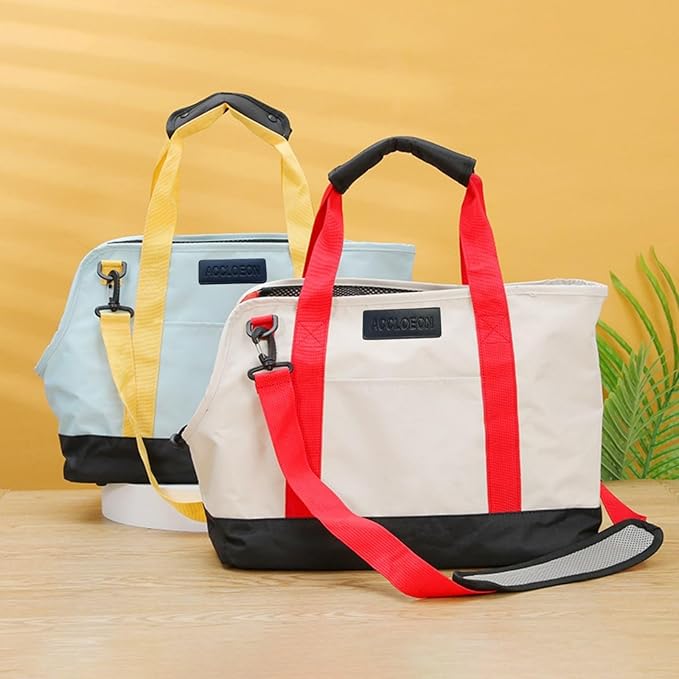 Accloeon Dog Purse Carrier for Small Dogs。Waterproof Lining, Breathable Mesh, Large Pockets - Lightweight Oxford Pet Tote Bag Carrier。Lightweight Cat Carrier - Versatile Small Pet Bag