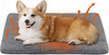 ZAKAPAWS Dog Crate Pad for Medium Dog - 30x20 Memory Foam Dog Bed, Washable & Anti-Slip Dog Bed Mat, Ultra Soft Kennel Pad for Dogs Cozy Sleeping Mat, Grey