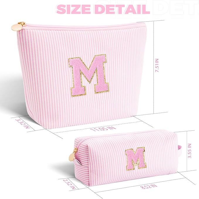 Btffitting Mothers Day Gifts for Mom,Mum Gifts from Daughter,Birthday Gifts for Wife Sister Her,Mother in Law Gift,Mama Gifts Idea,Makeup Bag Set Cosmetic Bag - Pink,M
