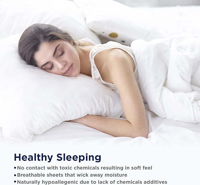 LANE LINEN Cali King Sheets – 450 Thread Count 100% Cotton Bed Sheets, Soft & Naturally Cooling, 15” Deep Pocket Fully Elasticized Fitted Sheet, Hotel Quality Bedding Sheets & Pillowcases, Rose Dawn