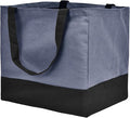 CNaiyunpin Canvas Reusable Grocery Bags Heavy Duty, 8.3 gal Foldable Large Tote Bag with Handles, Holds 60 lbs Canvas Shopping Bags, 1 Pack