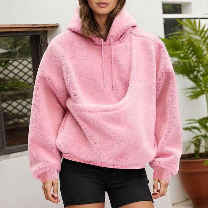 LBECLEY Hoodie with Dog Pouch Oversized Pet Hoodies Carrier Large Pocket Hooded Sweatshirt for Puppy Kitten Dogs Holder