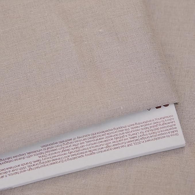 Japan Nature 100% Linen Fabric for Clothing, Home Decor, Pillow, Sofa, 55" Width, Craft by The Yard (Nature, 5 Yard)