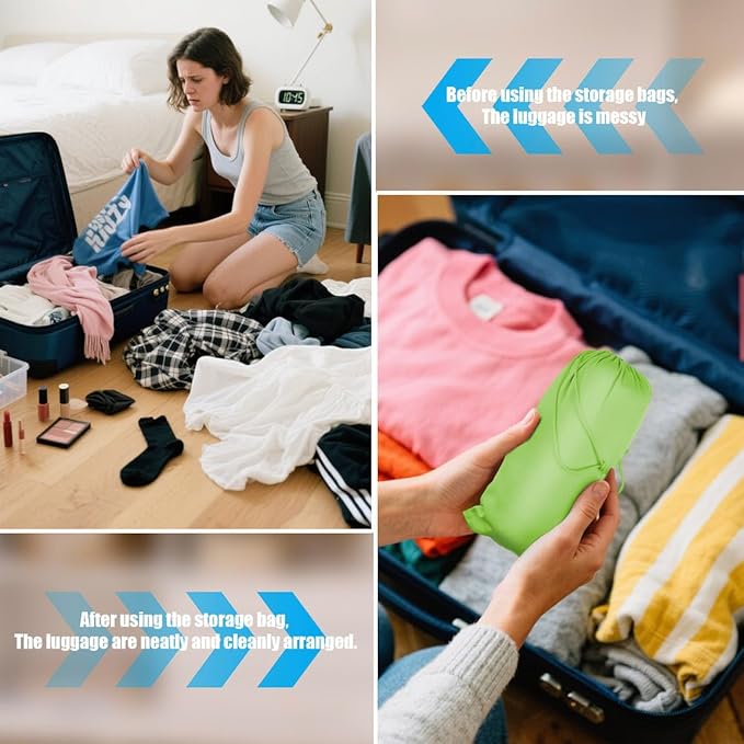 MtuxuYR Microfiber Drawstring Bags, Multi-Size Soft Protective Pouches for Shoes, Ski Goggles, Sunglasses, Handbags & Camera Lenses