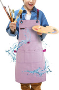 Kids Art Aprons for Painting, Gardening, Cooking, Multiple Pockets, Kids Smock for Boys & Girls, Waterproof (Age6-12)