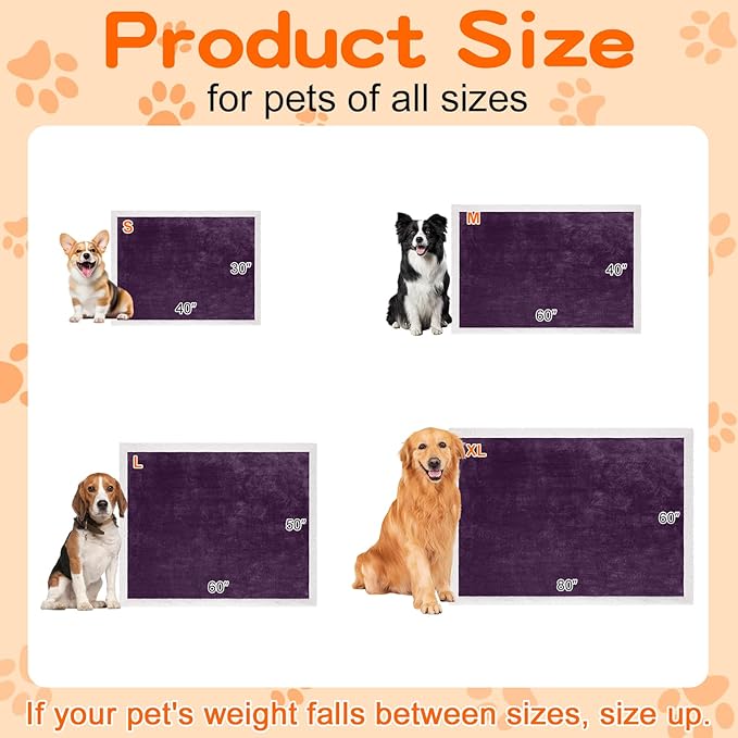 Smiry Waterproof Blanket Throw for Large Dogs, Soft Reversible Dog Blanket for Sofa Couch Bed, Washable Leakproof Sherpa Fleece Furniture Couch Protector(40"x60", Dark Purple/White)