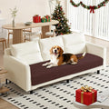 CYCMACO Waterproof Dog Bed Cover Pet Blanket, Soft Couch Cover for Dogs Washable, Non-Slip Dog Blanket Protect Furniture Couch Sofa Car for Puppy Large Dogs Cat (30x70 Inch, Coffee)