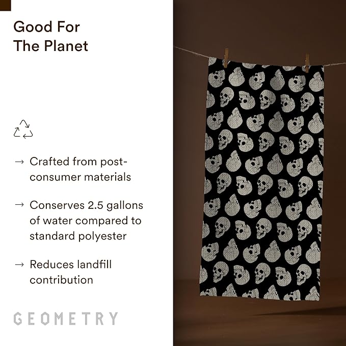 GEOMETRY Bar Towels for Kitchen - Premium Towels for Cleaning Dishes & Glassware - Absorbent & Fast Drying Kitchen Towels - Lolita, 12" x 14" - 1-Piece