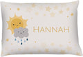Prints Next Day – Kids Custom Weather Throw Pillow - 14" x 20" - Double-Sided Printing - Includes Insert - Kids Personalized Bedroom Accent Pillow with Name - Nursery Decor - Printed in USA