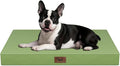 Tail Stories Outdoor Dog Bed for Small Dogs, Waterproof Dog Crate Bed for Medium Dogs Cats, Orthopedic Egg Crate Foam Pet Bed with Washable Removable Oxford Cover, Light Green