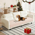 CYCMACO Waterproof Dog Bed Cover Pet Blanket, Soft Couch Cover for Dogs Washable, Non-Slip Dog Blanket Protect Furniture Couch Sofa Car for Puppy Large Dogs Cat (30x70 Inch, Beige)