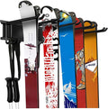 WALMANN Garage Storage Organization System Ski Wall Rack Up to 10 Pairs of Skis Mount Hanger Home Shed and Garage Snowboard Wall Rack Holds Up to 300 lbs
