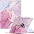 Fintie Rotating Case for iPad Air 13-inch (M3) 2025, (M2) 2024-360 Degree Swiveling Protective Stand Cover with Pencil Holder, Auto Wake/Sleep, Dreamy Marble