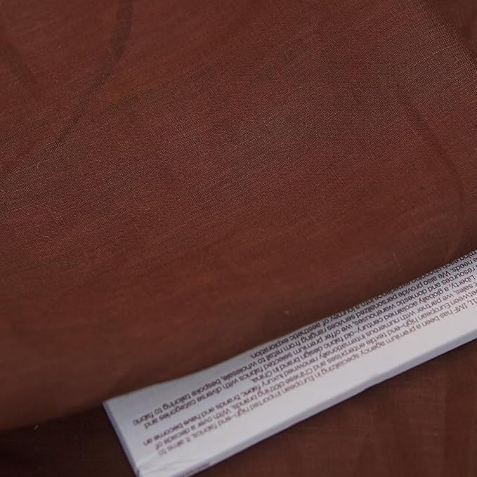 Japan Nature 100% Linen Fabric for Clothing, Home Decor, Pillow, Sofa, 55" Width, Craft by The Yard (Light Brown Color)