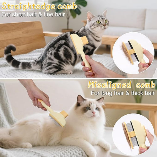 4PCS Pet Hair Removal Glove Set- Reusable Pet Hair Removal Tool for Cats & Dogs, Electrostatic Gloves Pet Hair Remover for Couch, Carpet, Furniture, Car, Bedding, Easy Cleaning & Grooming Tool