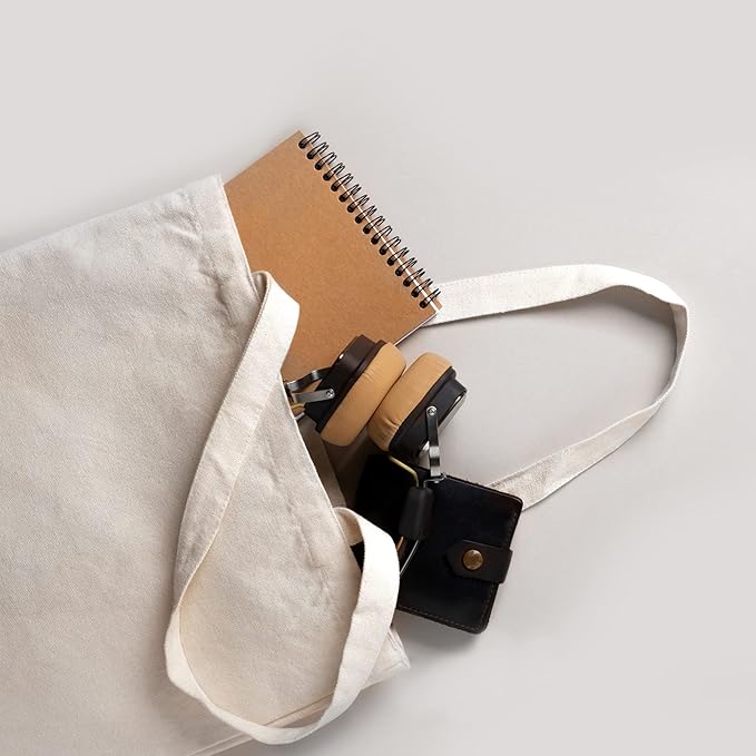 Eco Right Tote Bag for Women, Reusable Grocery Bag, Canvas Tote Bag for Shopping, Cotton Bag for Daily Use, Gifts for Women