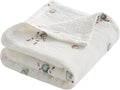 NTBAY 4 Layer Muslin Cotton Toddler Blanket, 30x40 Soft and Breathable Receiving for Newborns and Infants, Perfect for Crib, Stroller, Travel, Lightweight Nursery Blanket, Astronaut's Journey