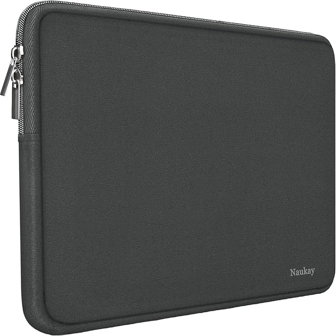 Laptop Sleeve Case 14 Inch, Resistant Neoprene Laptop Cover/Notebook Computer Pocket Case/Tablet Briefcase Carrying Bag for 14 inch HP, Lenovo, Asus Notebook, Ultrabook, Grey