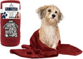 DAN RIVER Dog Towel - Pack of 1, 100% Cotton, 20x40, Ultra Soft 450 GSM, Super Absorbent & Quick Drying Towel for Dogs, Cats, and Other Pets, Salsa.