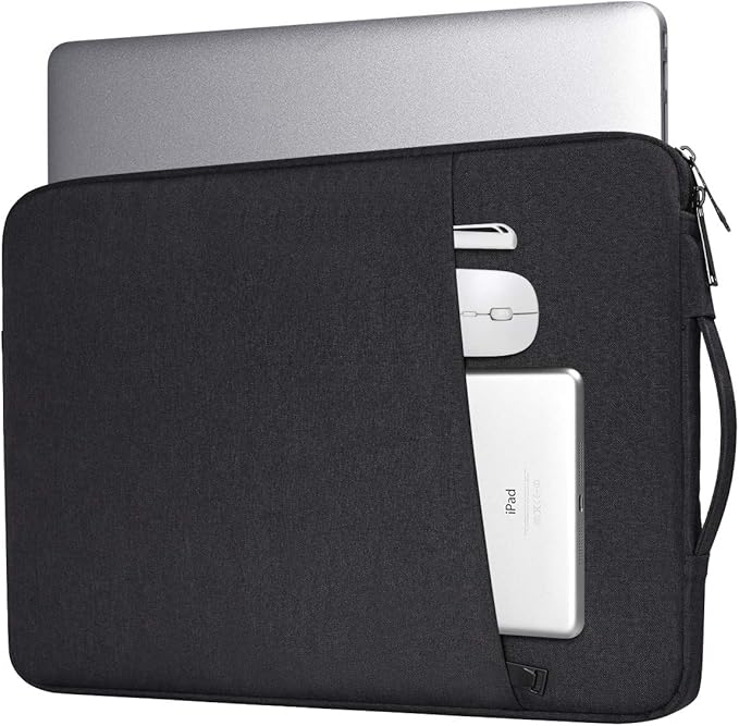 Laptop Sleeve 14 Inch, 14 Inch Laptop Case for Dell Latitude/Inspiron, HP ASUS Lenovo Chromebook/Stream/ASUS Vivobook/Lenovo IdeaPad Computer Sleeve Bag, Black