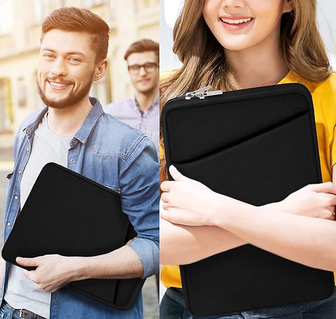 Laptop Sleeve Case 13 Inch, Upgrade 14 inch Laptop Cover for Apple MacBook Pro 2022, Durable Notebook Cover Shockproof Protective Bag Compatible with MacBook Air/Pro Retina 13.3 Inch, Black