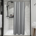 Vipfree 3 in 1 Shower Curtain Set, Waffle Shower Curtain and Liner Set with 6 Double Sided Shower Curtain Hooks, 258GSM Luxury Weighted Cloth Shower Curtains for Bathroom, 36 W x 72 H, Grey
