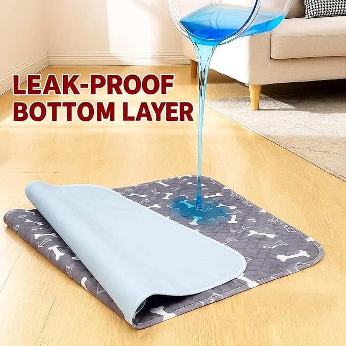 Puppy Pads with pheromones, 2026 Upgraded Washable Puppy Pads for Dogs & Cats, Pee Pad - Leak & Odor Waterproof, Non-Slip Base, Easy to Clean & Reusable (White, XS: 11.8" × 11.8")