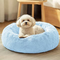 JOLLYVOGUE Dog & Cat Bed, Calming Anti-Anxiety Pet Bed for Small Dogs, Fluffy Donut Cushion for Small and Medium Pets (23")