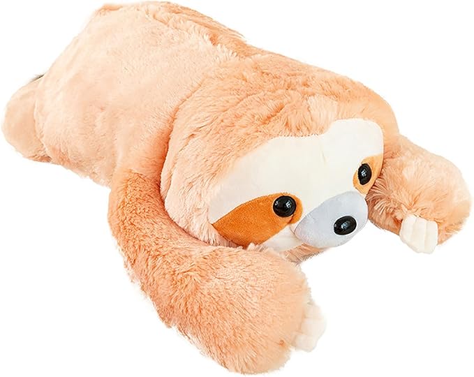 EJK Sloth Plush Toy,Sloth Stuffed Animal, Cute Sloth Plush Pillow, Plush Doll, Birthday, Christmas, Children's Gift, Room Decoration (50CM=19.6IN)