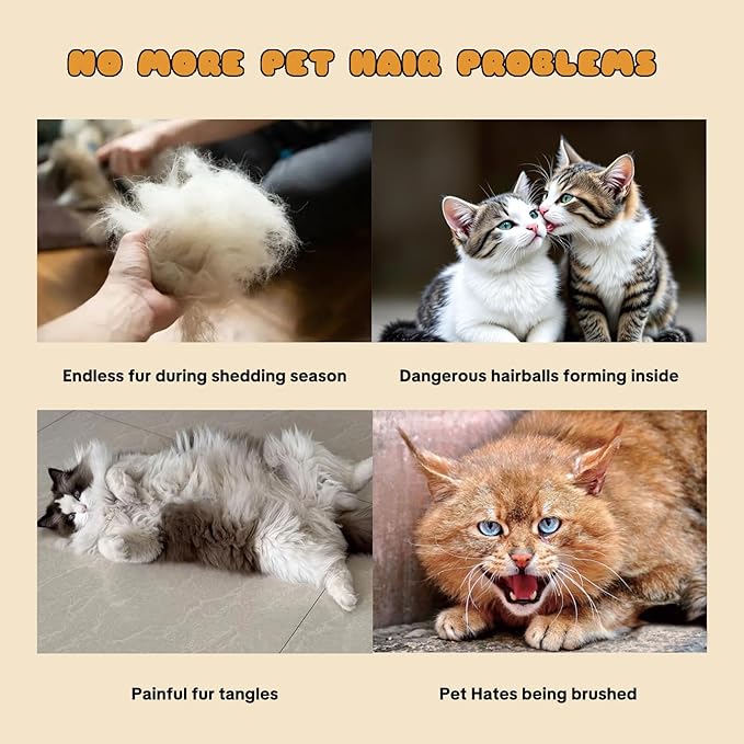 Celivelan Pet Hair Removal Gloves for Cats & Dogs – Reusable Grooming Glove with Static Charge to Remove Fur from Furniture, Carpet, Car Seats & Clothes – Upgraded Pet Hair Remover Mitt(2PCS)