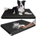 Waterproof Dog Bed Hair-Resistant, Removable Vegan Leather Cover, for Pets Up to 50 lbs