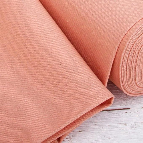 3 Yard Cut of Threadart Linen Fabric - Premium Cotton Linen Fabric for Embroidery, Cross Stitch, Apparel, Canvas, Home Décor- 55" Width - Peach