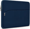Laptop Sleeve Case 15.6 inch, Durable Portable Monitor Protective Cover with Front Pocket, Traveling Laptop Case Compatible for HP, Dell, Asus, Lenovo, Deep Blue