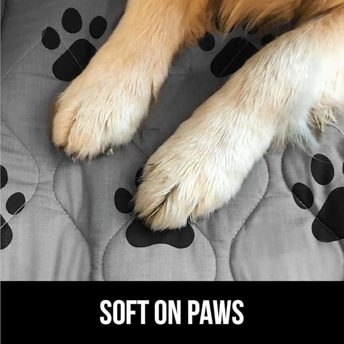 GORILLA GRIP Washable Puppy Pads, Slip Resistant Dog Crate Mat, Waterproof Cloth Pee Pad for Training Puppies in Playpen, Reusable Pet Incontinence Blanket, Protects Sofa, Furniture, 14x10 Pack of 2