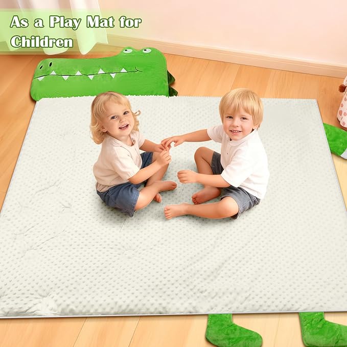 Toddler Nap Mat,Elephant Kids Sleeping Bag 67‘’×27‘’,Extra Large Slumber Bag Thick with Removable Pillow for Girls Boys,Soft Plush Roll Up Sleeping Mat Lightweight for Preschool,Daycare,Travel
