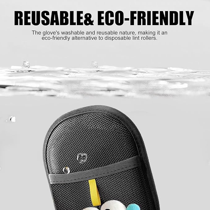 Thryosyn Pet Hair Removal Glove, Newly Upgraded Electrostatic Pet Hair Removal Gloves, Reusable Pet Hair Remover Tool for Furniture, Carpet, Car Seat