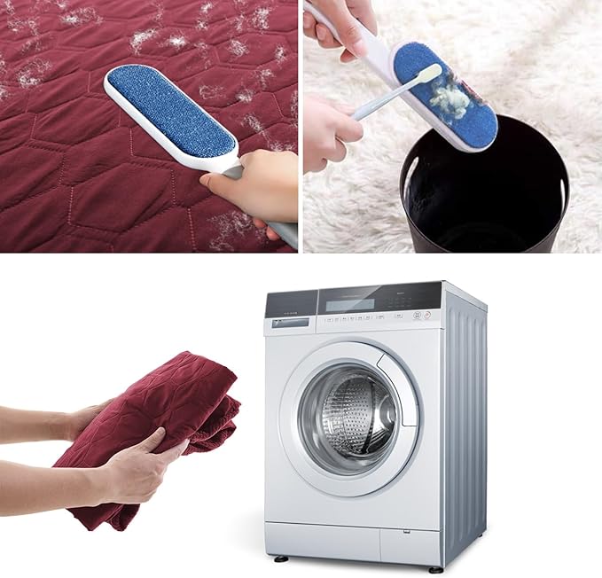 Nanbowang Waterproof Dog/Pillow Quilted Pet Bed Cover - Washable, Easy to Remove, Lovely Puppy/Cat Bed 32x40 Burgundy