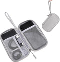 OBHEI Electronic Organizer Double Layer, Water Resistant Cable Organizer Bag for Travel Essentials, Cord, Charger, Phone, Earphone, Large Size,Accessories Travel Essentials (Grey, Single-Layer)