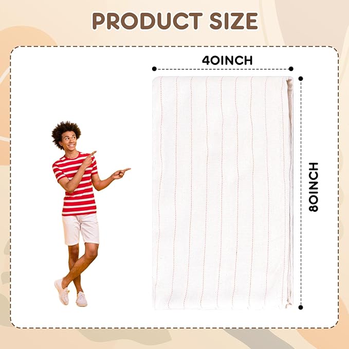 3Pcs 80"x40" Inch Large Overlocking Tufting Cloth with Marked Lines, Primary Monks Cloth for Tufting Gun, Cotton Punch Needle Embroidery Fabric for Rug Tufting