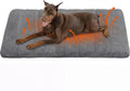 ZAKAPAWS Dog Crate Pad for XX Large Dog - 47x29 Memory Foam Dog Bed, Washable & Anti-Slip Dog Bed Mat, Ultra Soft Kennel Pad for Dogs Cozy Sleeping Mat, Grey