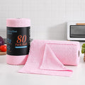 Tigona 80 Pack Microfiber Cleaning Cloth Roll Reusable Paper Towels 12"x12" Tear Away Cloth,Absorbent Dish Rags for House Kitchen,Wash Cloths,Lint Free Rags for Window Cars Cleaning Supplies